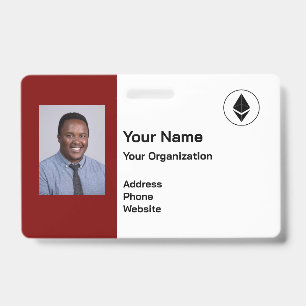 Custom Photo I.D. Security Badge – Professional