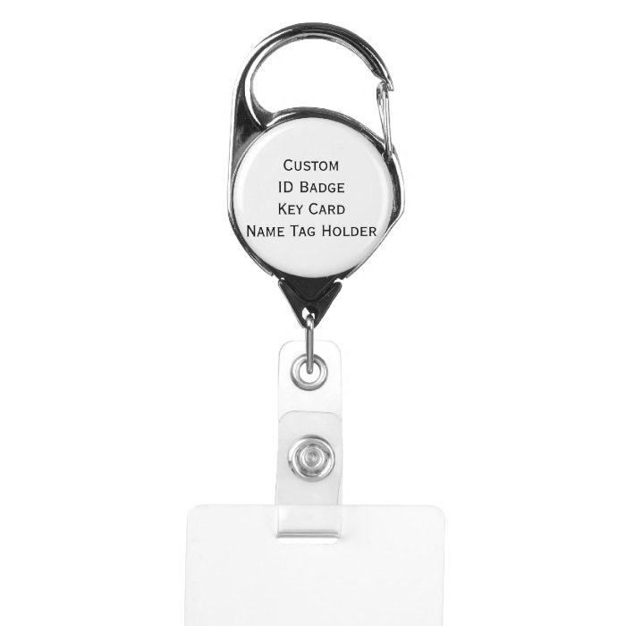 Custom ID Badge Key Card Name Tag Holder