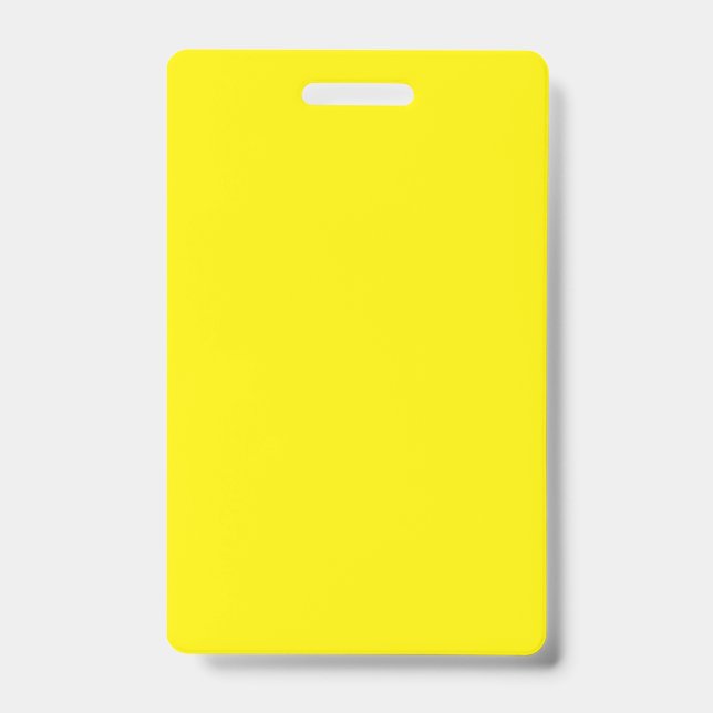 Custom Photo ID Badge | Metal or Gold Finish (Front)