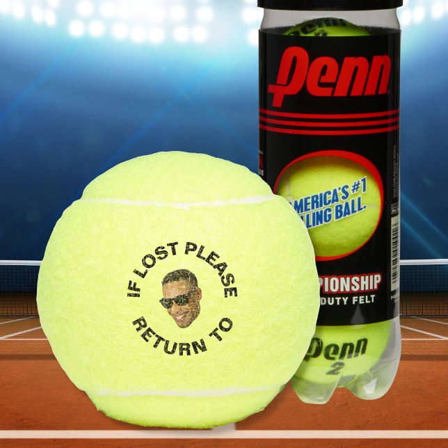 Custom Photo If Lost Please Return To Funny Tennis Balls (Custom Photo If Lost Please Return To Funny Tennis Balls
)