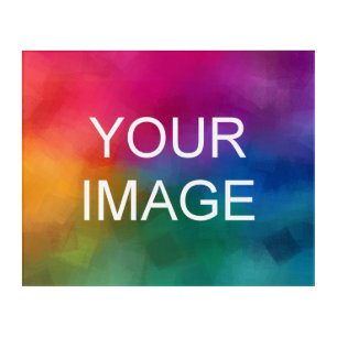 Custom Photo Image Logo Horizontal Template Acrylic Print