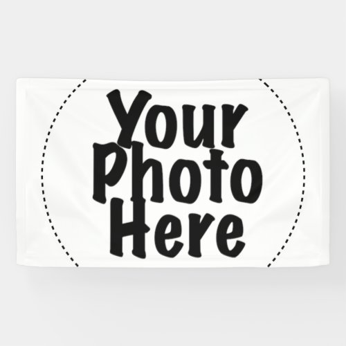 Custom PHOTO IMAGE Party Banner