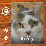 Custom Photo Image Personalized Jigsaw Puzzle<br><div class="desc">Upload your photo, add a name, and easily create your personalized Jigsaw Puzzle. You can TRANSFER this DESIGN on other Zazzle products and adjust it to fit most of the Zazzle items. You can also click CUSTOMIZE FURTHER to add, delete or change details like background color, text, font, or some...</div>