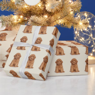 Custom photo image picture logo pattern off white wrapping paper