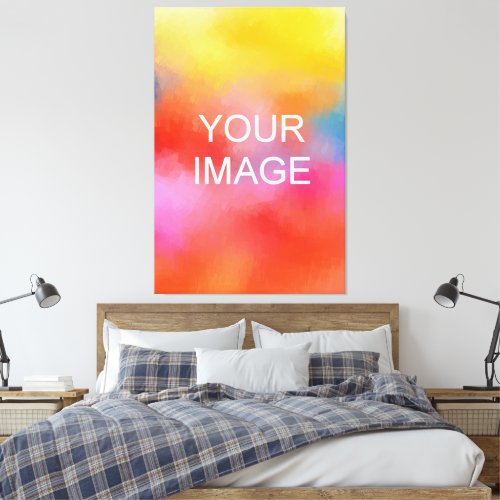 Custom Photo Image Picture Or Logo Stretched Large Canvas Print