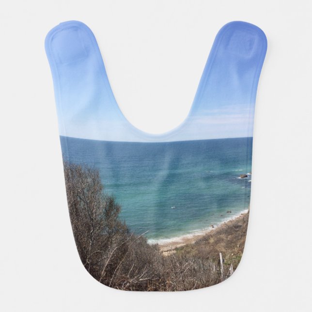 Custom photo image picture personalized baby bib (Front)