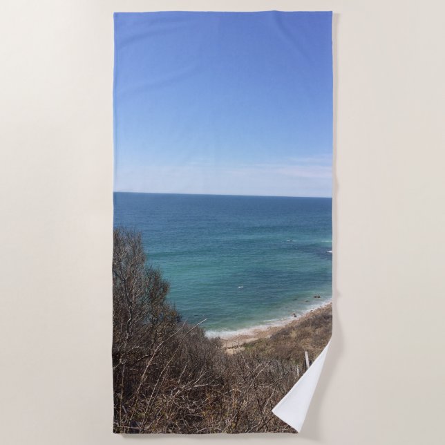 Custom photo image picture personalized beach towel (Front)