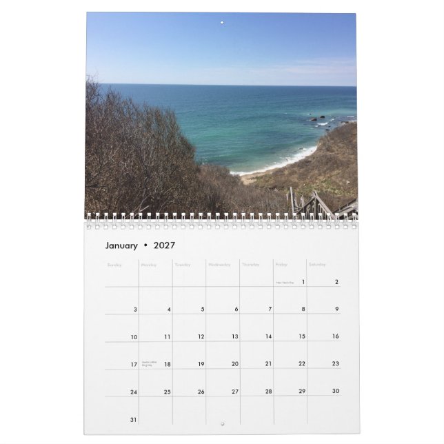 Custom photo image picture personalized calendar (Jan 2027)