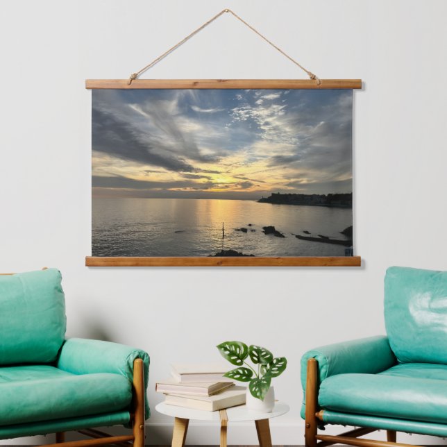 Custom photo image picture personalized horizontal hanging tapestry (Living Room)