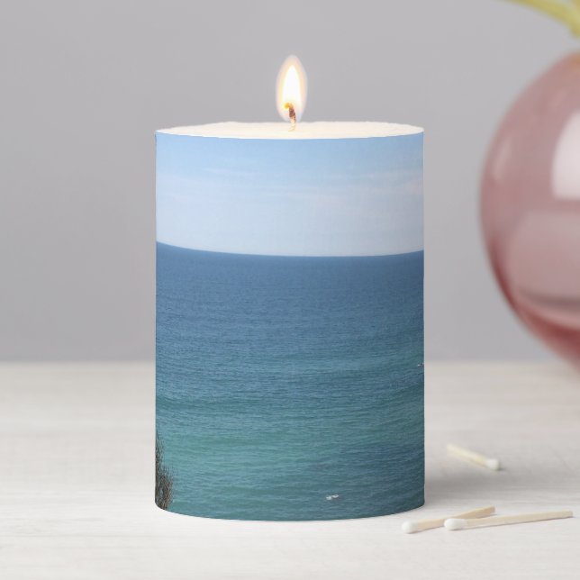 Custom photo image picture personalized pillar candle (In Situ)