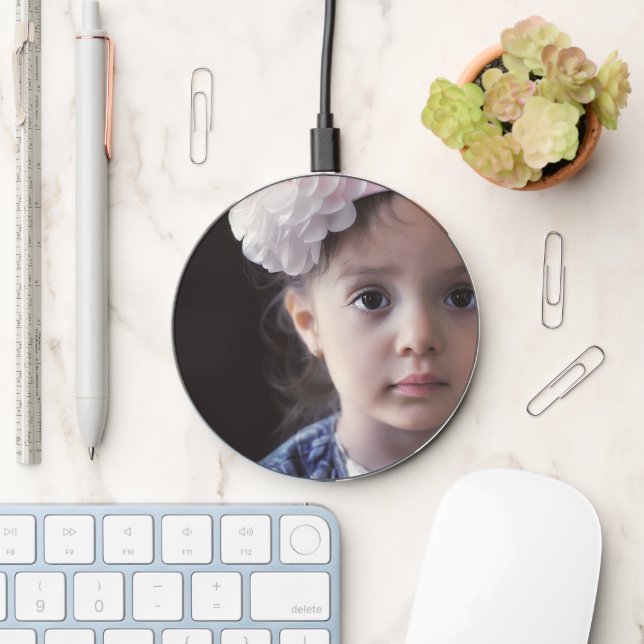 Custom Photo Image Wireless Charger (Desk)