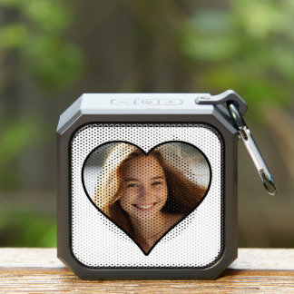 Custom Photo in Heart Make Your Own Personalized Bluetooth Speaker