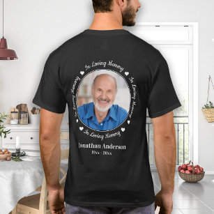 Custom Photo In Loving Memory Memorial Walk T-Shirt