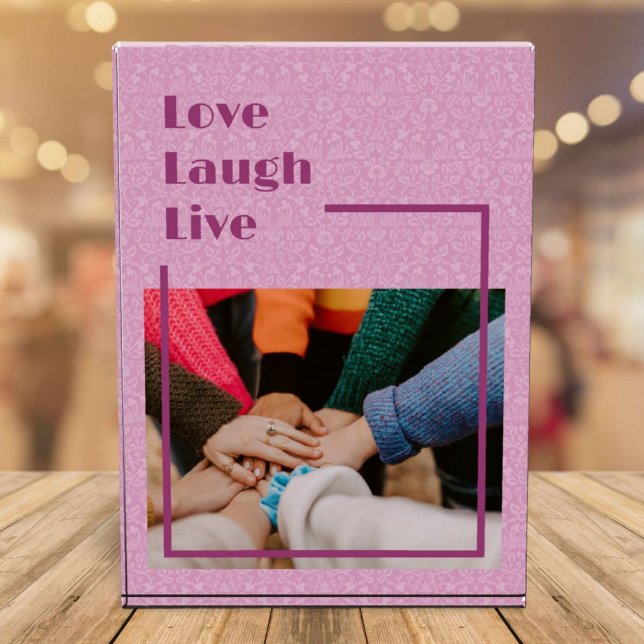 Custom Photo Inspirational Gifts for Women Pink (Custom Photo Inspirational Gifts for Women)