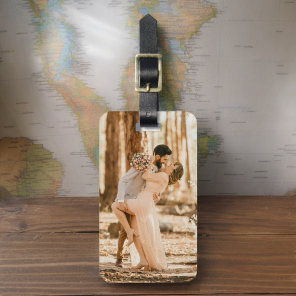 Custom Photo Instagram Luggage Tag