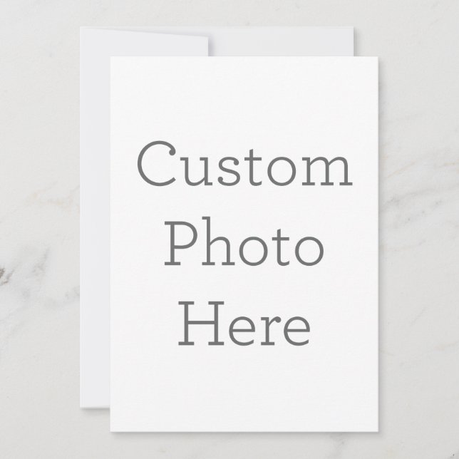 Flat Invitation, Size: 5" x 7", Paper: Signature Matte, Corner: Squared, Envelopes: White, Print Quality: Standard (Front)