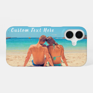 Custom Photo iPhone Case Personalized Text