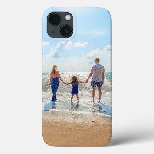 Custom Photo iPhone Case with Your Photos Design (Back)