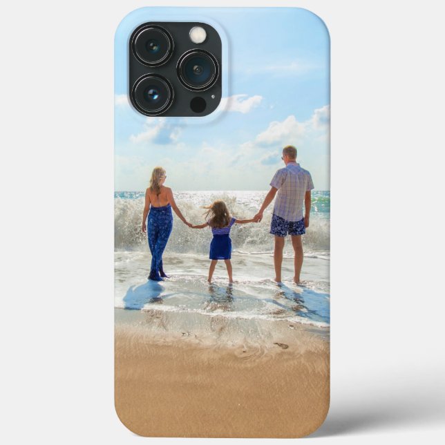Custom Photo iPhone Case Your Own Design Family (Back)