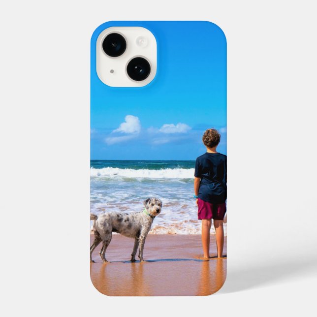 Custom Photo iPhone Case Your Photos Design (Back)