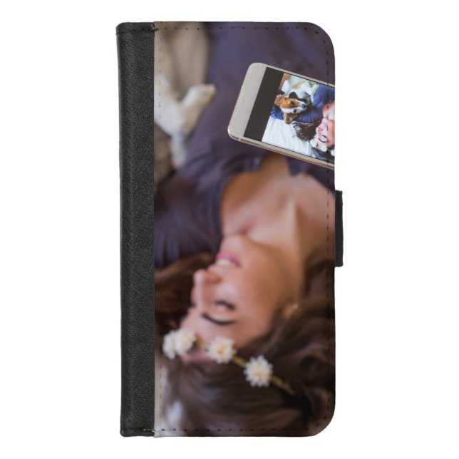 Custom Photo iPhone Wallet Case (Front)