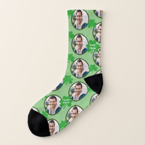 Custom Photo Irish St Patricks Day Socks