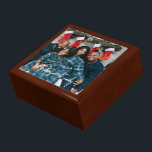 Custom Photo Jewelry Box - Christmas Keepsake Gift<br><div class="desc">Treasure memories with this personalized wooden jewelry box! Features: • Solid pine construction with velvet interior • Custom photo lid (vibrant, scratch-resistant print) • Hidden compartment for special keepsakes Perfect for: • Christmas gifts for her • Anniversary surprises • Memorial tributes Ships fast - pairs with our photo ornaments! Custom...</div>