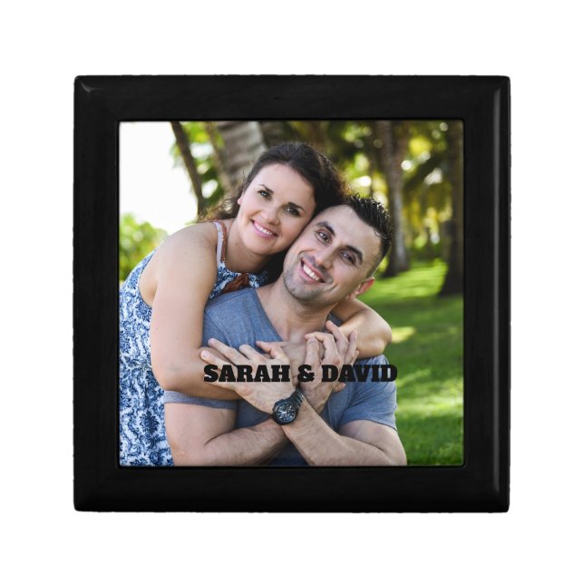 CUSTOM PHOTO JEWELRY KEEPSAKE BOX (Front)