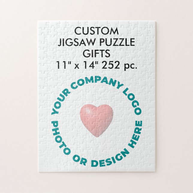 Custom Photo Jigsaw Puzzle Gift 252 piece 11"x14" (Vertical)