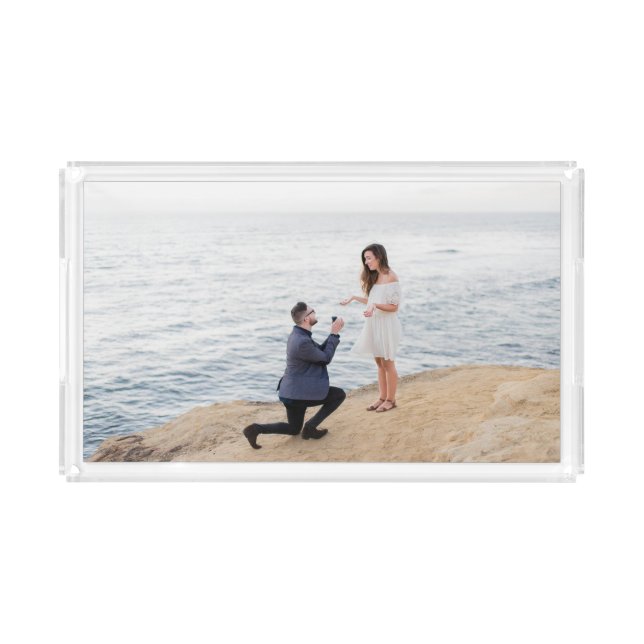 Custom Photo Keepsake Acrylic Tray (Front)