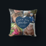 Custom Photo Keepsake GRANDPA Cute Gifts Throw Pillow<br><div class="desc">Custom Photo Keepsake GRANDPA Cute Gifts</div>