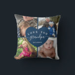 Custom Photo Keepsake GRANDPA Cute Gifts Throw Pillow<br><div class="desc">Custom Photo Keepsake GRANDPA Cute Gifts</div>