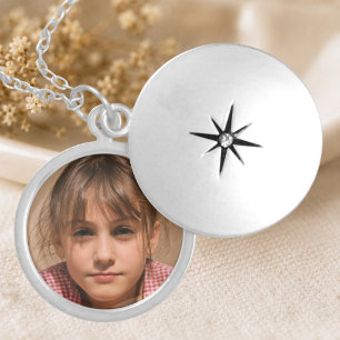 Custom photo keepsake locket necklace