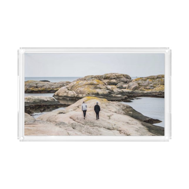 Custom Photo Keepsake Personalized  Acrylic Tray (Front)