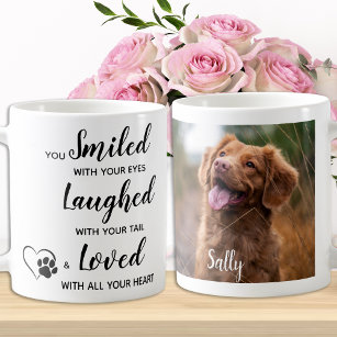 Custom Photo Keepsake Pet Dog Memorial Coffee Mug