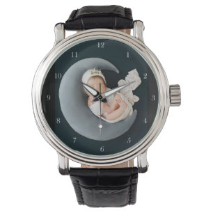 Custom photo keepsake precious baby watch