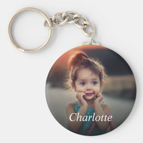 Custom Photo Keychain - Create your own personalized keychain with your custom image. Add your favorite photo, design or artwork to create something really unique. To edit this design template, click 'Change' and upload your own image as shown above. Click 'Customize It' button to add text, customize fonts and colors.
Treat yourself or make the perfect gift for family, friends, parents and grandparents!