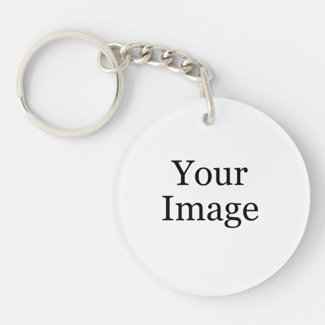 Custom Photo Keychain (Front)