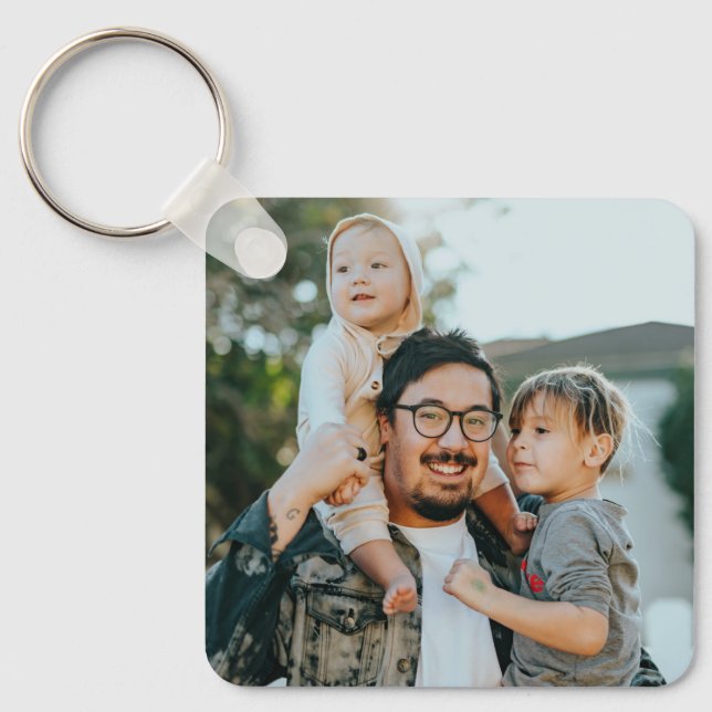 Custom Photo Keychain (Front)