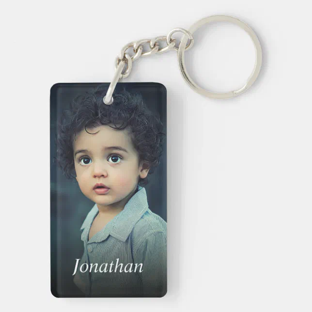 Custom Photo Keychain Zazzle