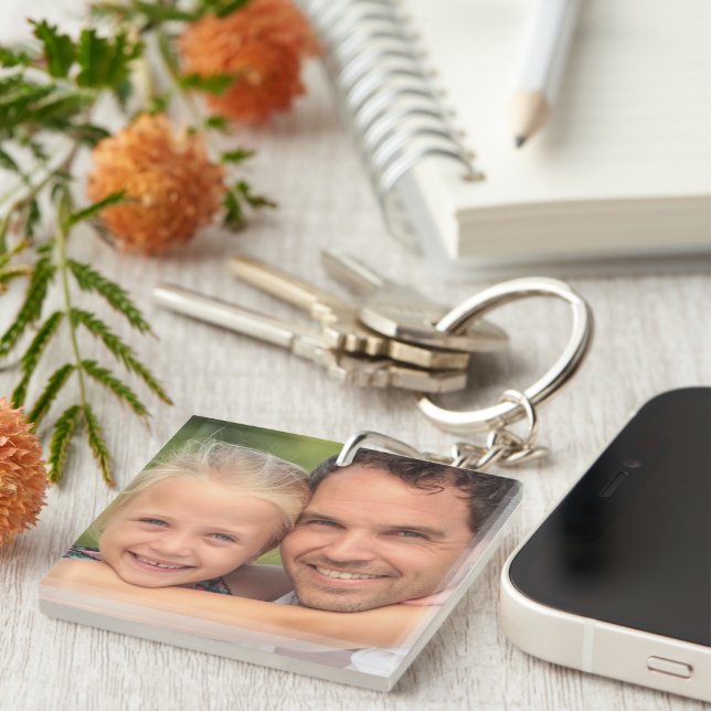 custom photo keychain (Front Right)