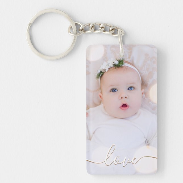 Custom Photo Keychain (Front)