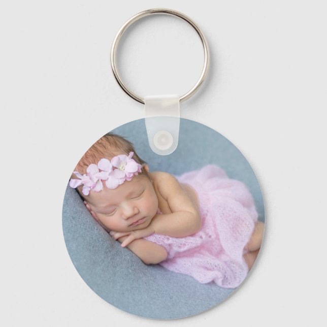 Custom Photo Keychain Gift (Front)
