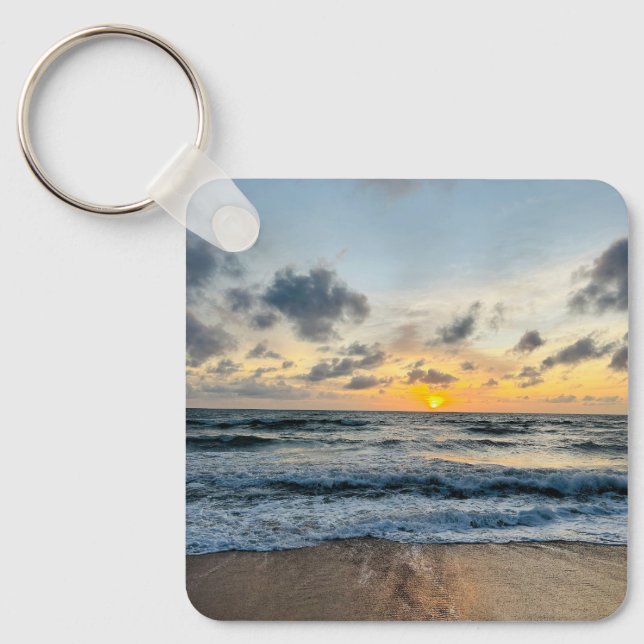 Custom Photo keychain Personalized gift for her (Front)
