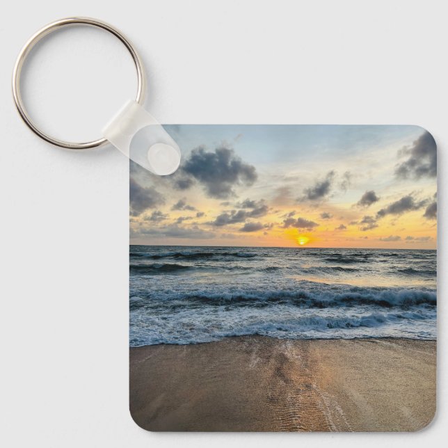 Custom Photo keychain Personalized gift for her (Front)