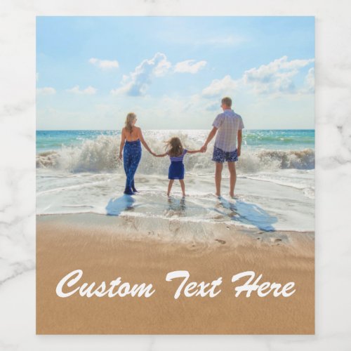 Custom Photo Labels with Your Photos and Text