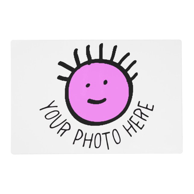 Custom Photo LAMINATED PLACEMAT Blank Template (Front)