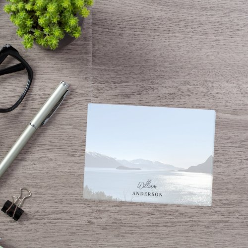 Custom photo landscape name script post_it notes