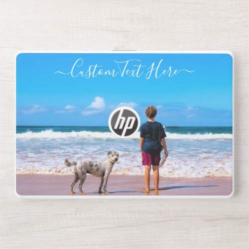 Custom Photo Laptop Skin with Your Photos and Text