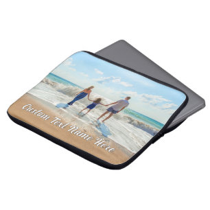 Custom Photo Laptop Sleeve Your Photos and Text